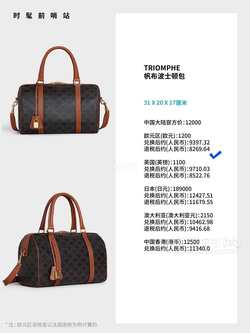 LV Celine老花包全球比价 思琳Celine_8