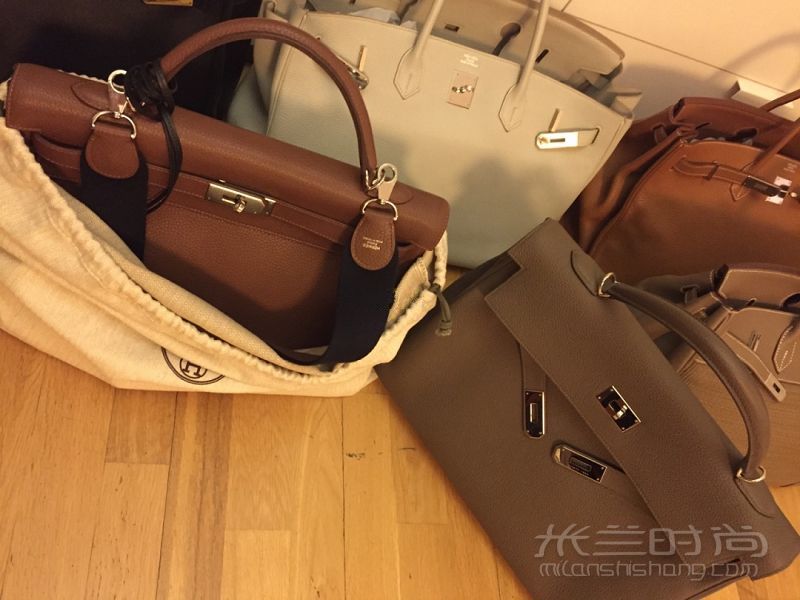 男生hermes kelly40巧克力棕_8