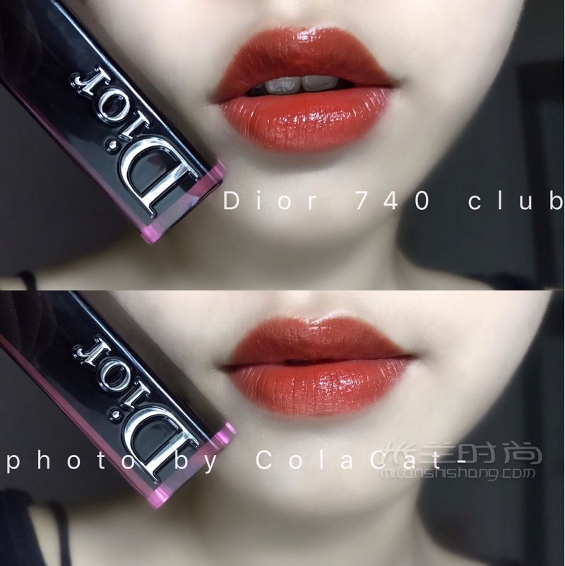 Dior740试色 欧莱雅619 阿玛尼405 ysl416对比_4