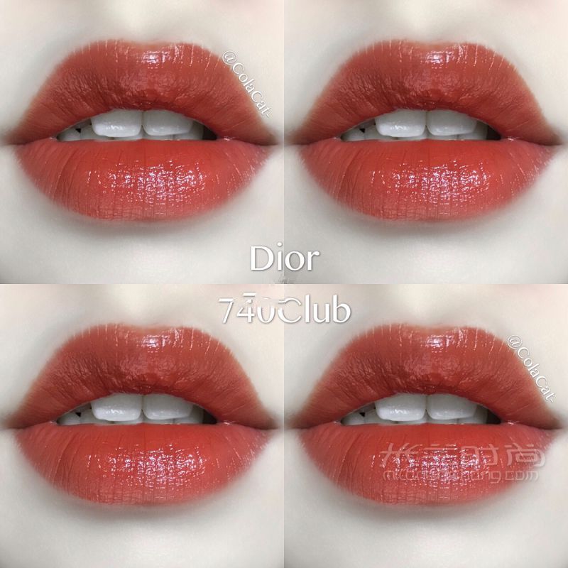 Dior740试色 欧莱雅619 阿玛尼405 ysl416对比_2