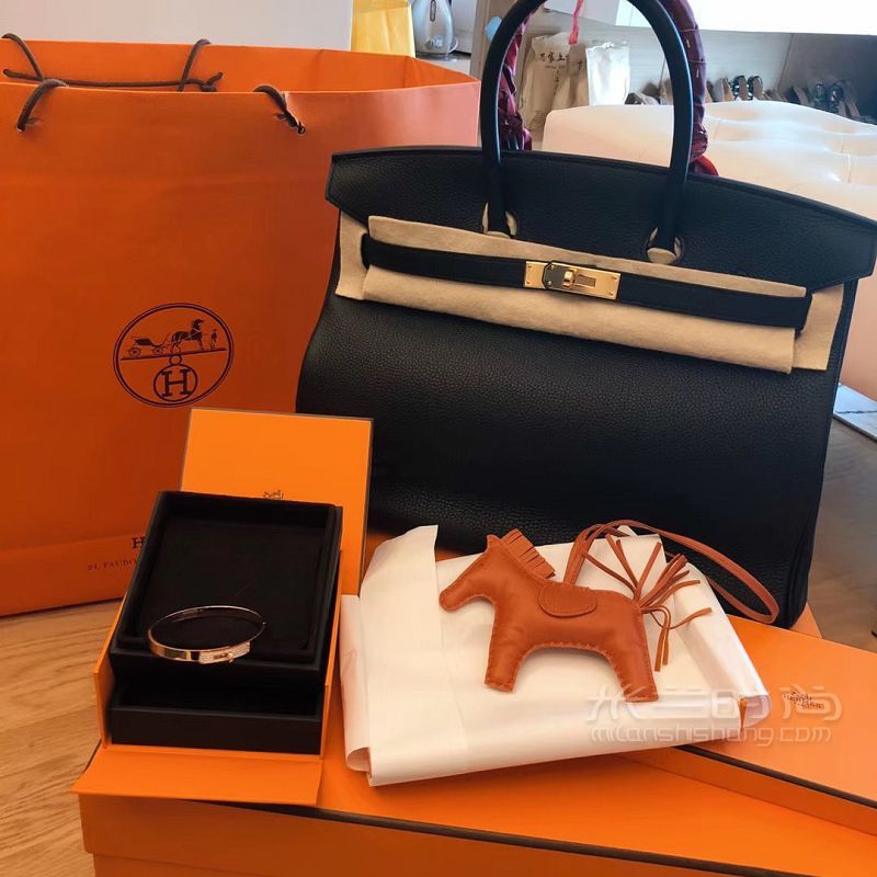 爱马仕Hermes birkin黑金35 togo birkin_1