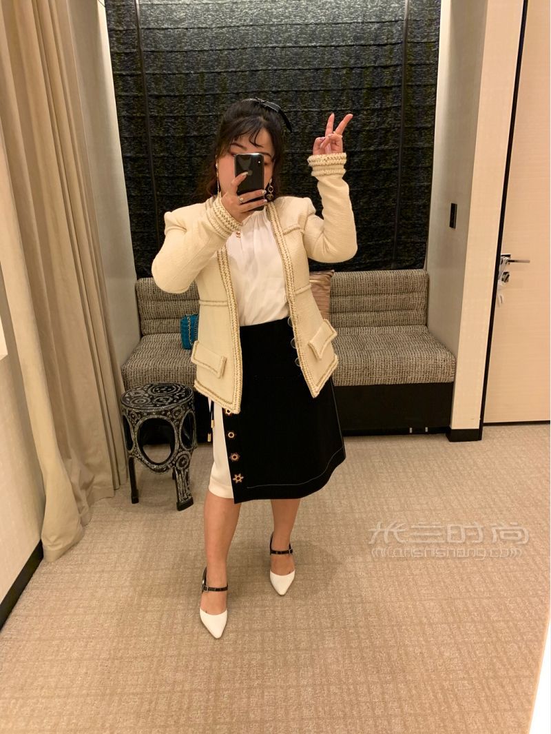 香奈儿Chanel20春夏年新款衣服上身试衣间_6