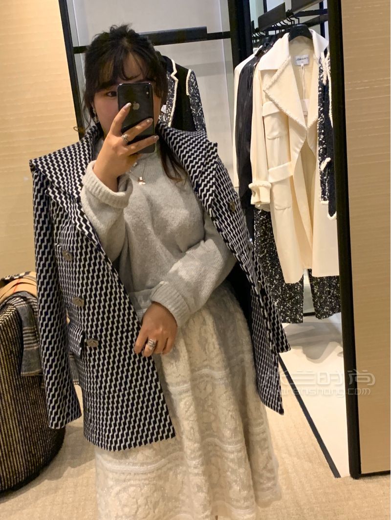 香奈儿Chanel20春夏年新款衣服上身试衣间_8