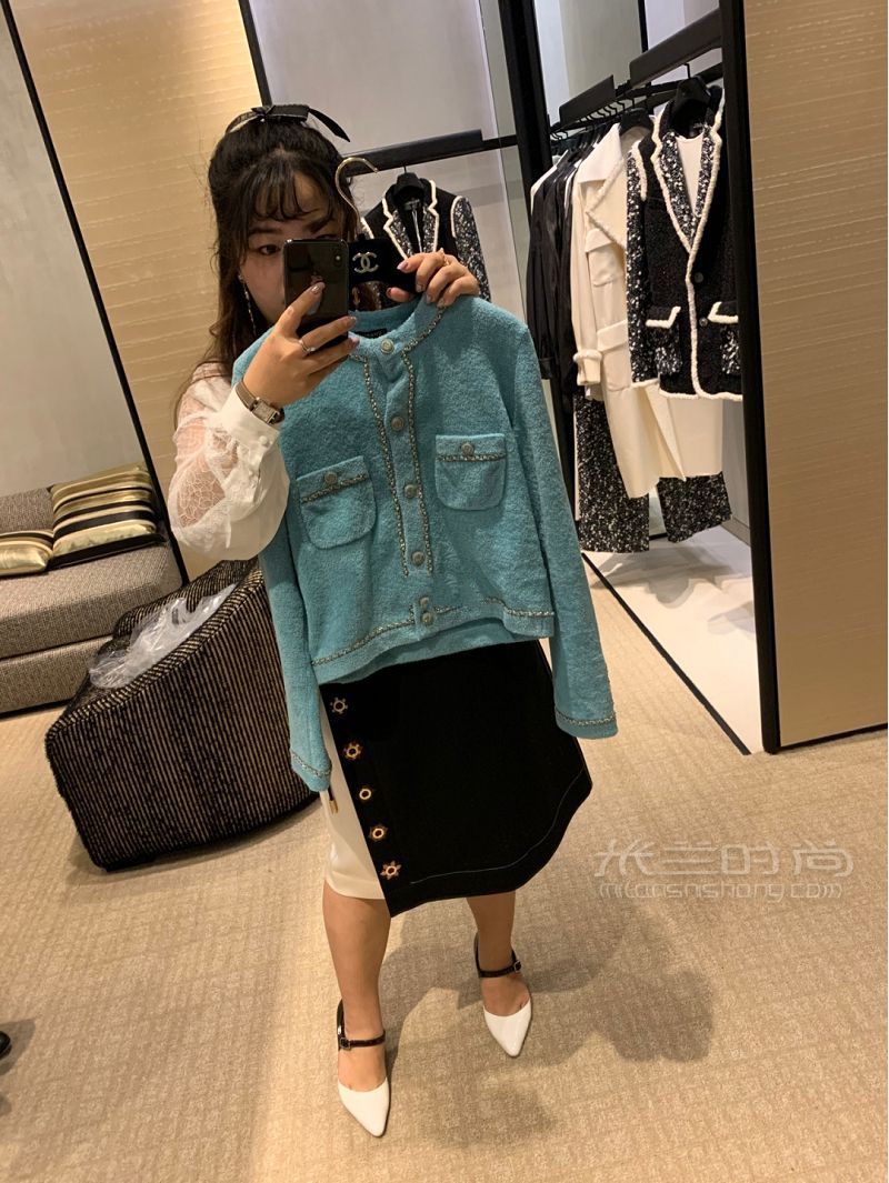 香奈儿Chanel20春夏年新款衣服上身试衣间_5