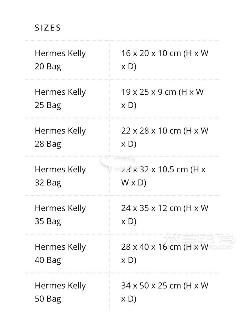 最新最全2019爱马仕包包价格总结KELLY_4