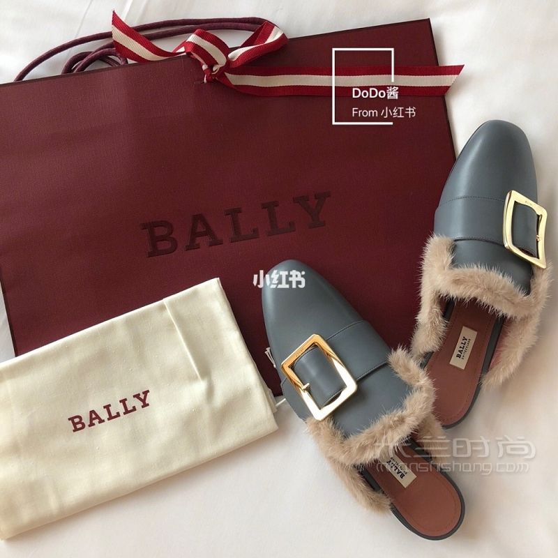 疯狂pick的BALLY一定要入 大爱BALLY方扣踩跟鞋_1