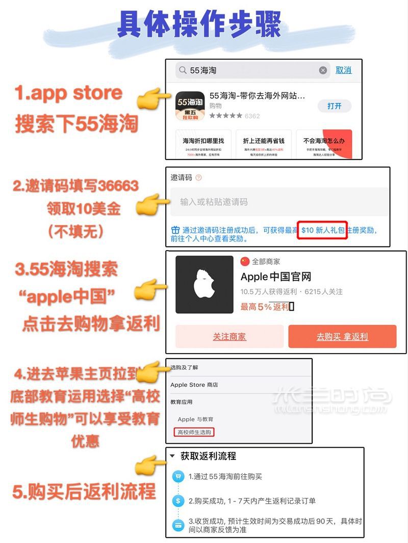 88折苹果官网购物攻略返利教育折扣 海淘大学生_2