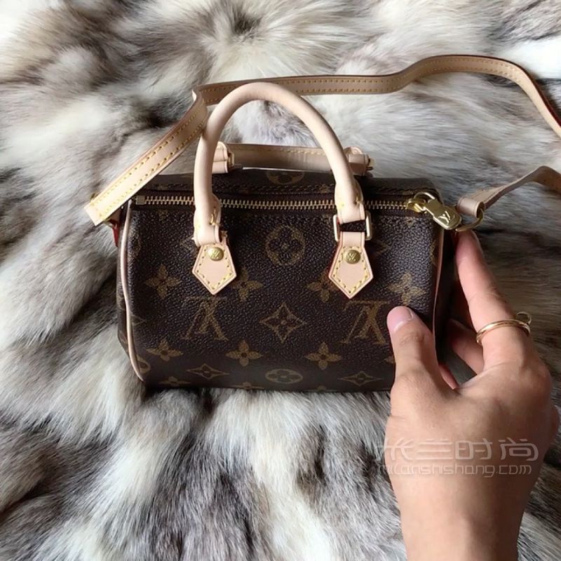 路易威登 Louis Vuitton LV枕头包 SPEEDY 女士老花手提包_1