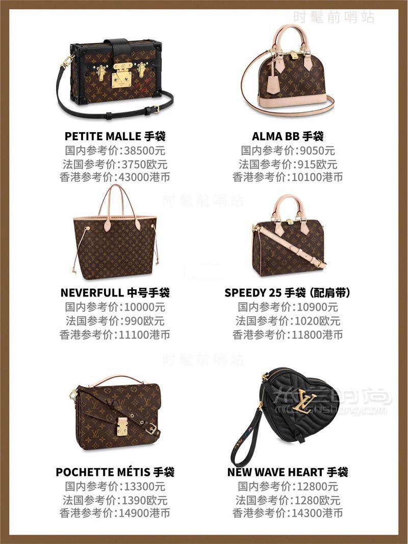 路易威登Louis Vuitton 最新LV包包价格总结_7