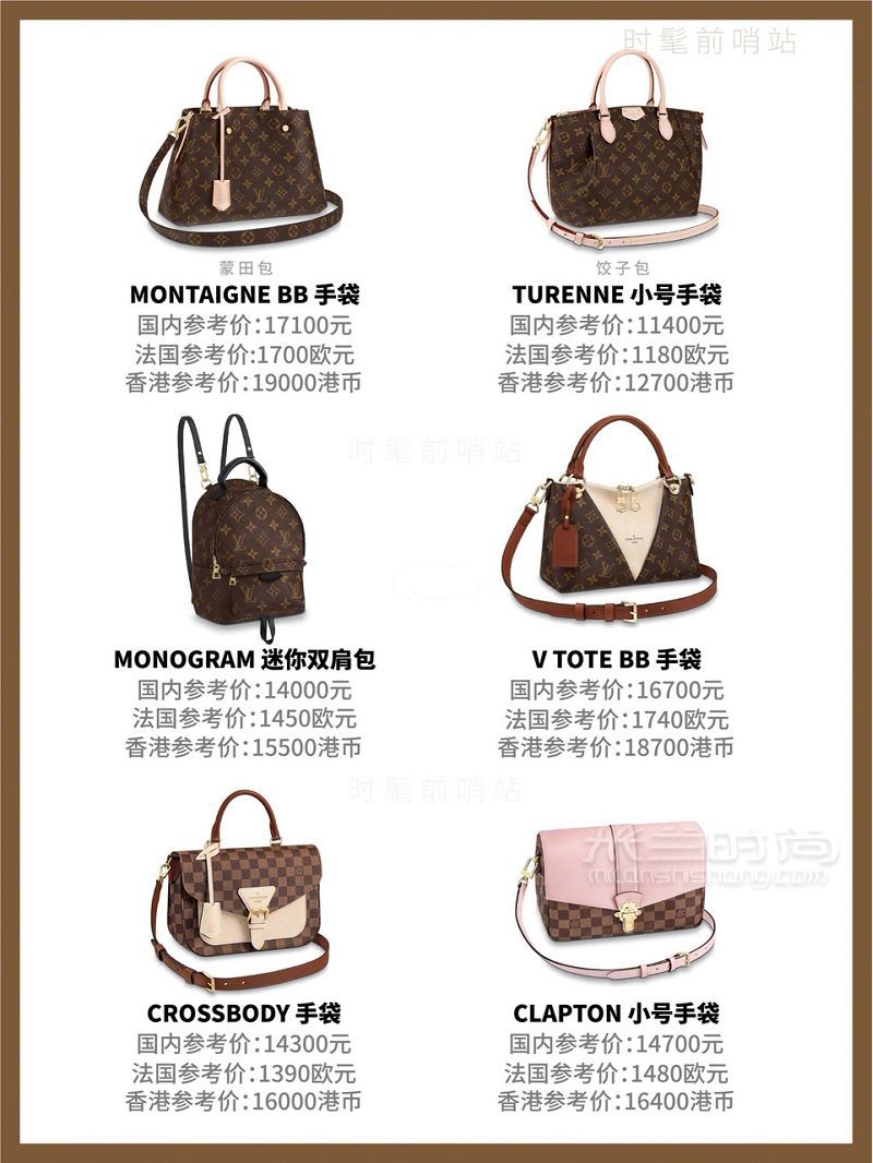 路易威登Louis Vuitton 最新LV包包价格总结_5