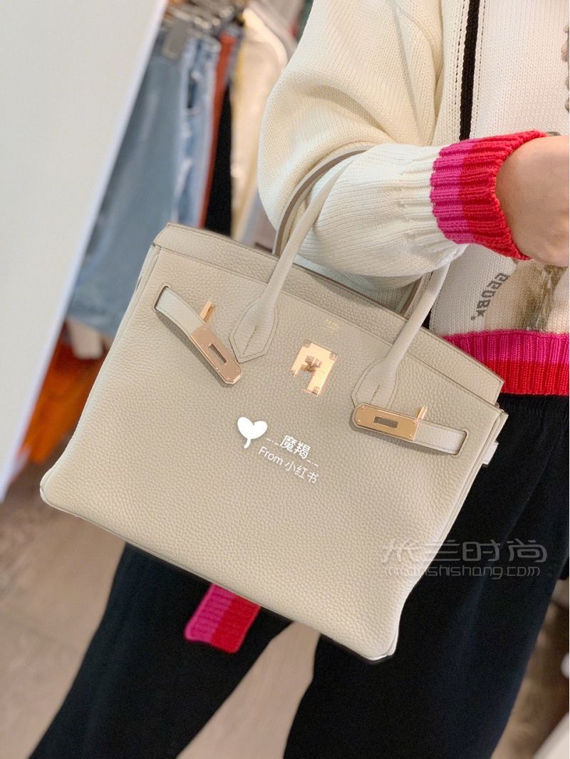 【爱马仕】hermes白色系包包Birkin30_5