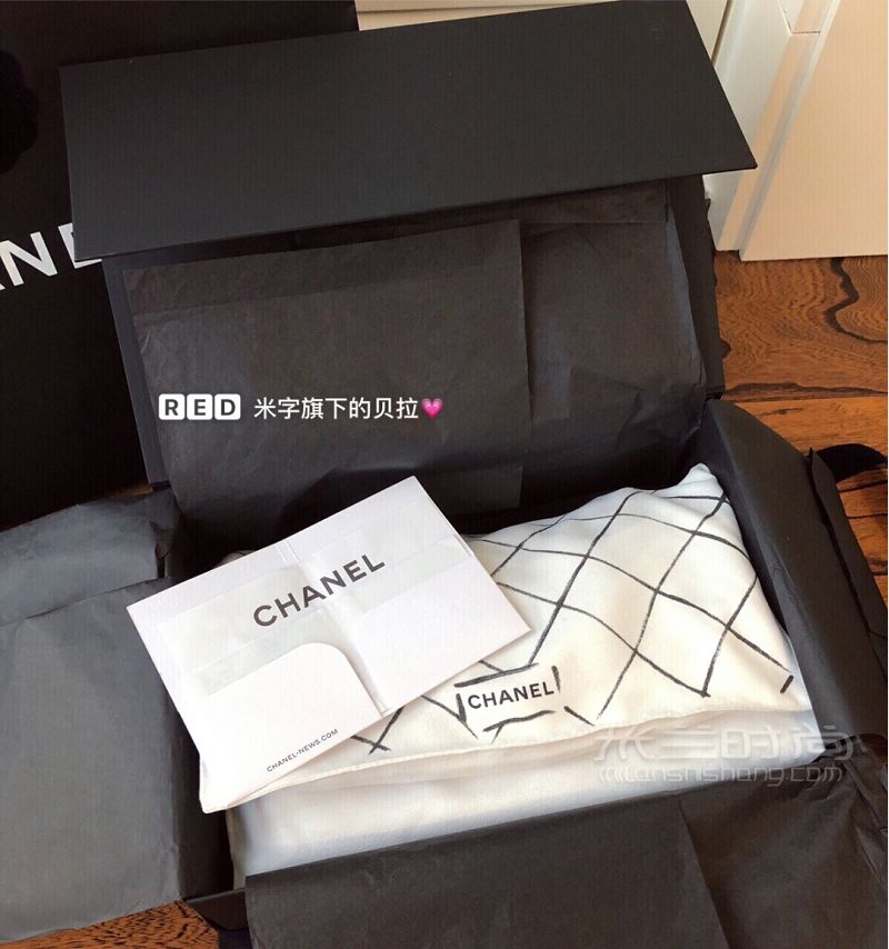 Chanel cf 中号 牛皮荔枝纹_4