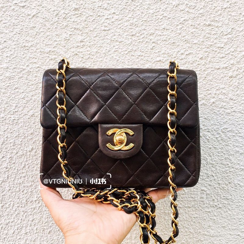 中古包里的保值王chanel mini方胖子_9