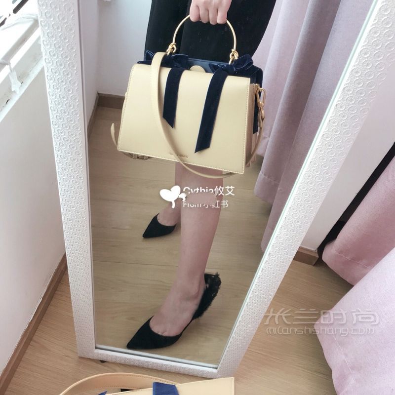 小ck早秋新品蝴蝶结风琴包 小CKCHARLESKEITH_9